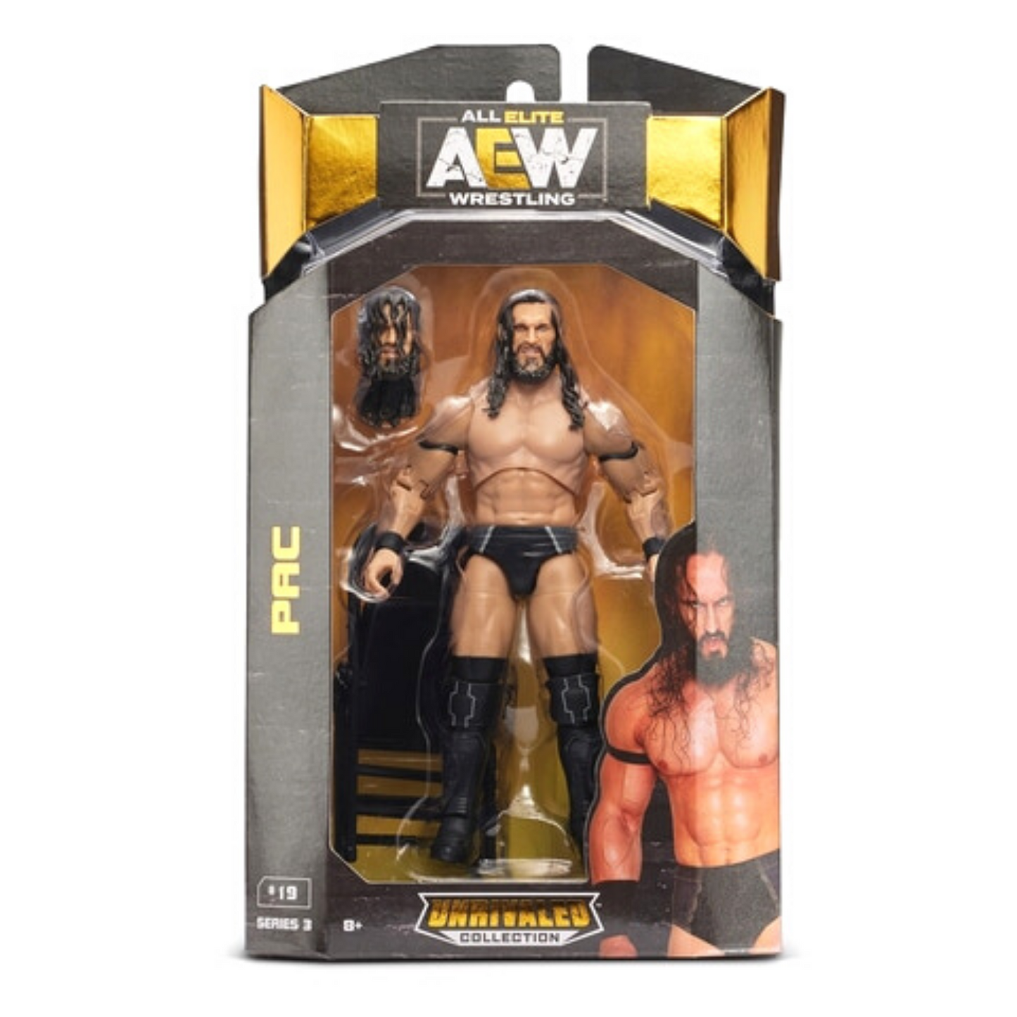 AEW Pac Unrivaled Series 3 #19 Jazwares Wrestling Action Figure