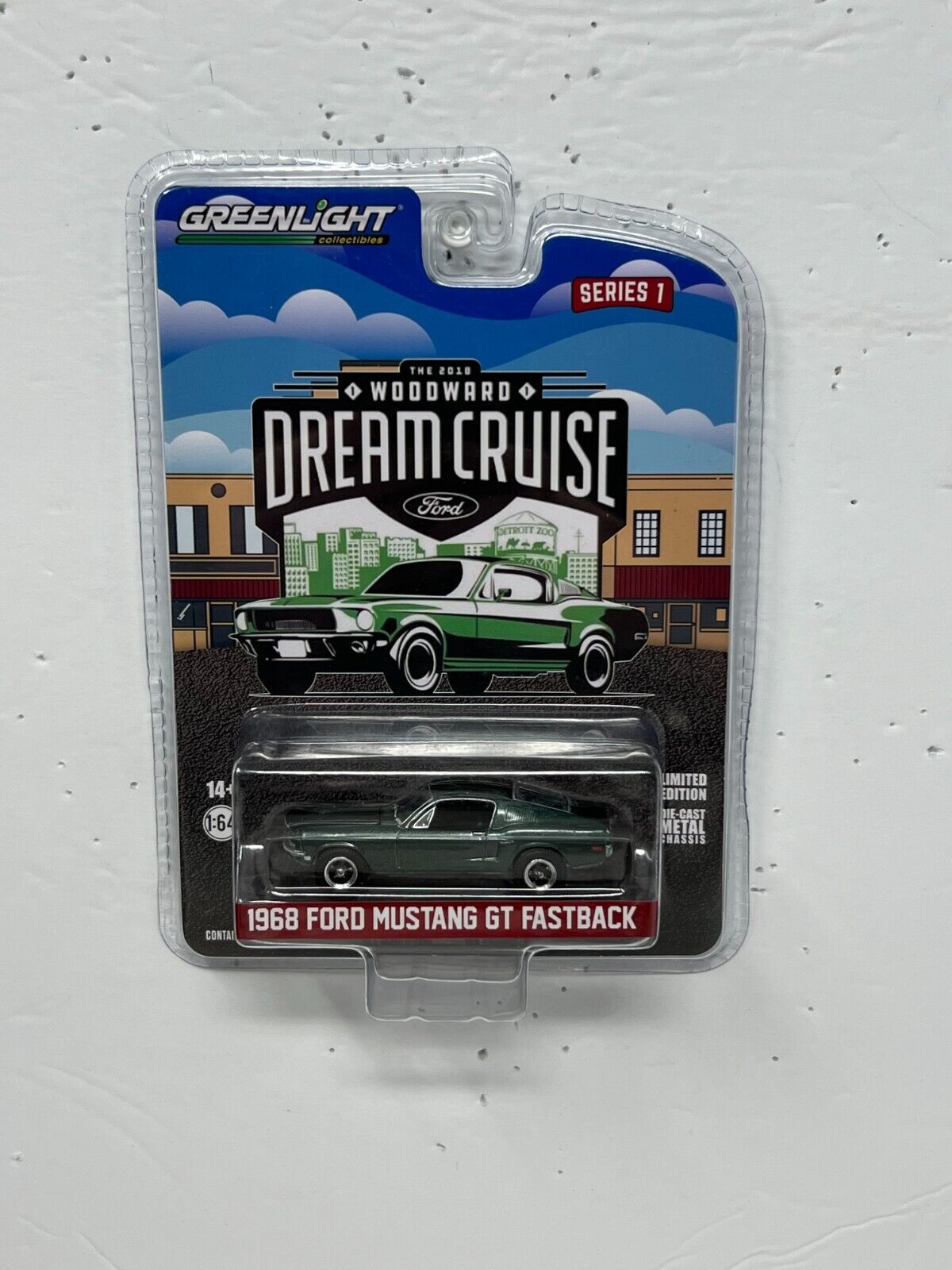 Greenlight Woodward Dream Cruise 1968 Ford Mustang GT Fastback 1:64 Diecast