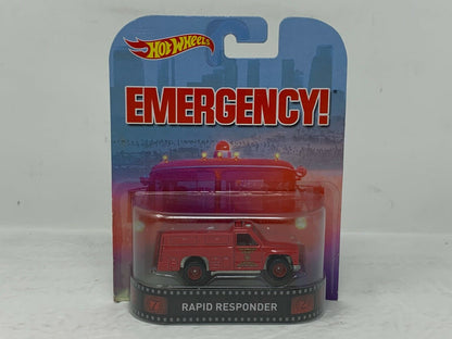 Hot Wheels Retro Entertainment Emergency! Rapid Responder 1:64 Diecast