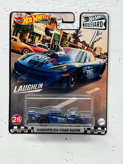 Hot Wheels Premium Boulevard Corvette Z06 Drag Racer 1:64 Diecast