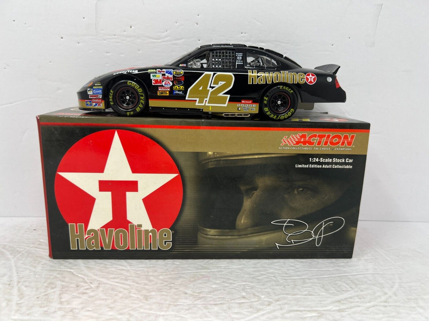 Action Nascar #42 Jamie McMurray Texaco Havoline Rising Star BANK 1:24 Diecast