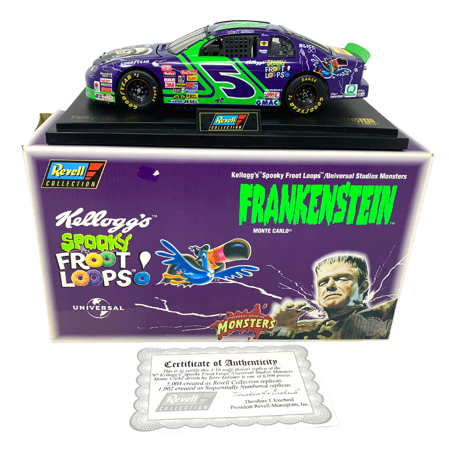 Revell Nascar #5 Kellogg's Frankenstein Terry Labonte Chevy 1:18 Diecast