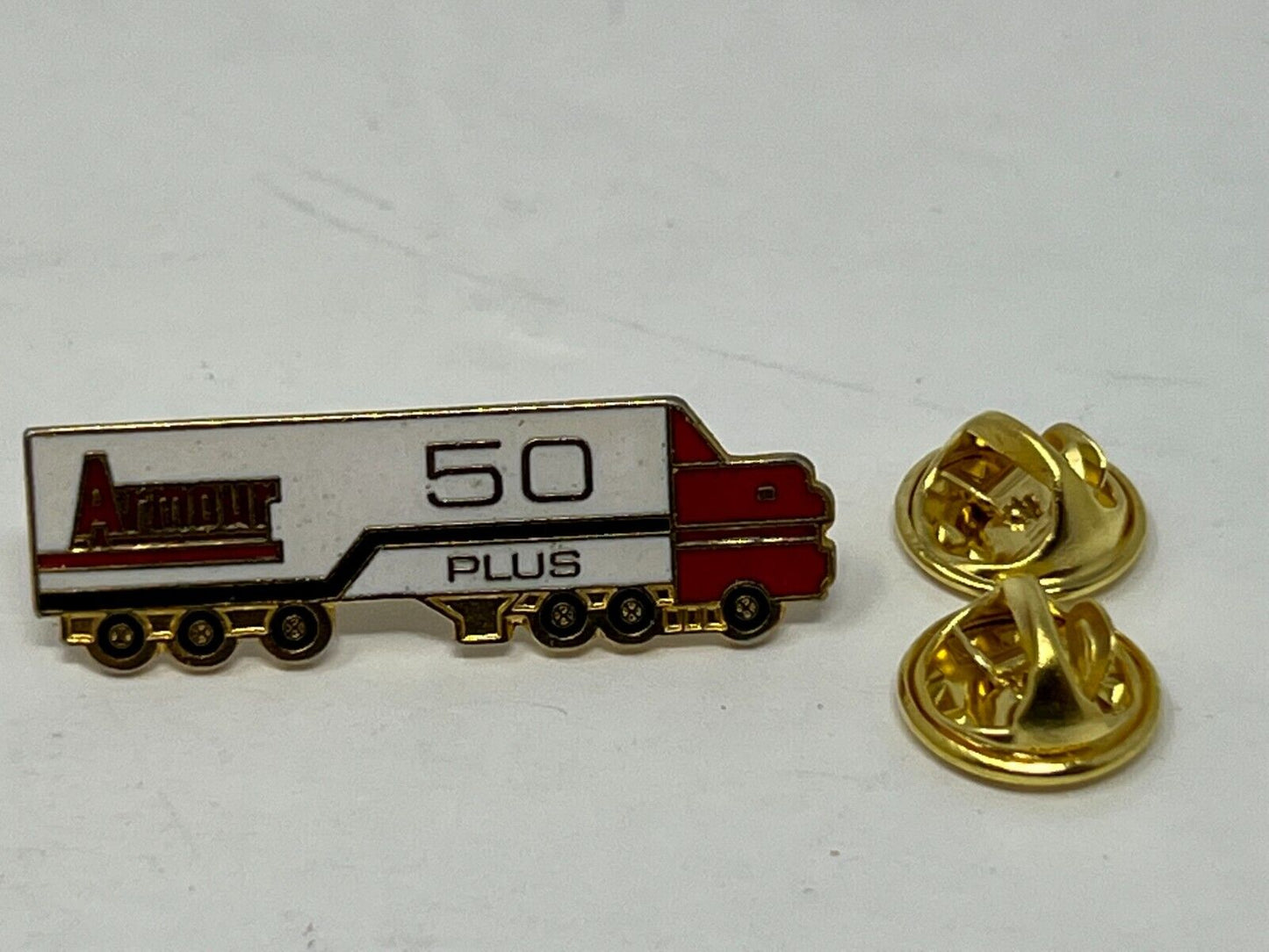 Armour 50 Plus Semi Truck Lapel Pin