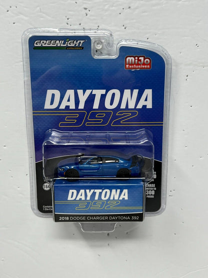 Greenlight Mijo Exclusives 2018 Dodge Charger Daytona 392 1:64 Diecast