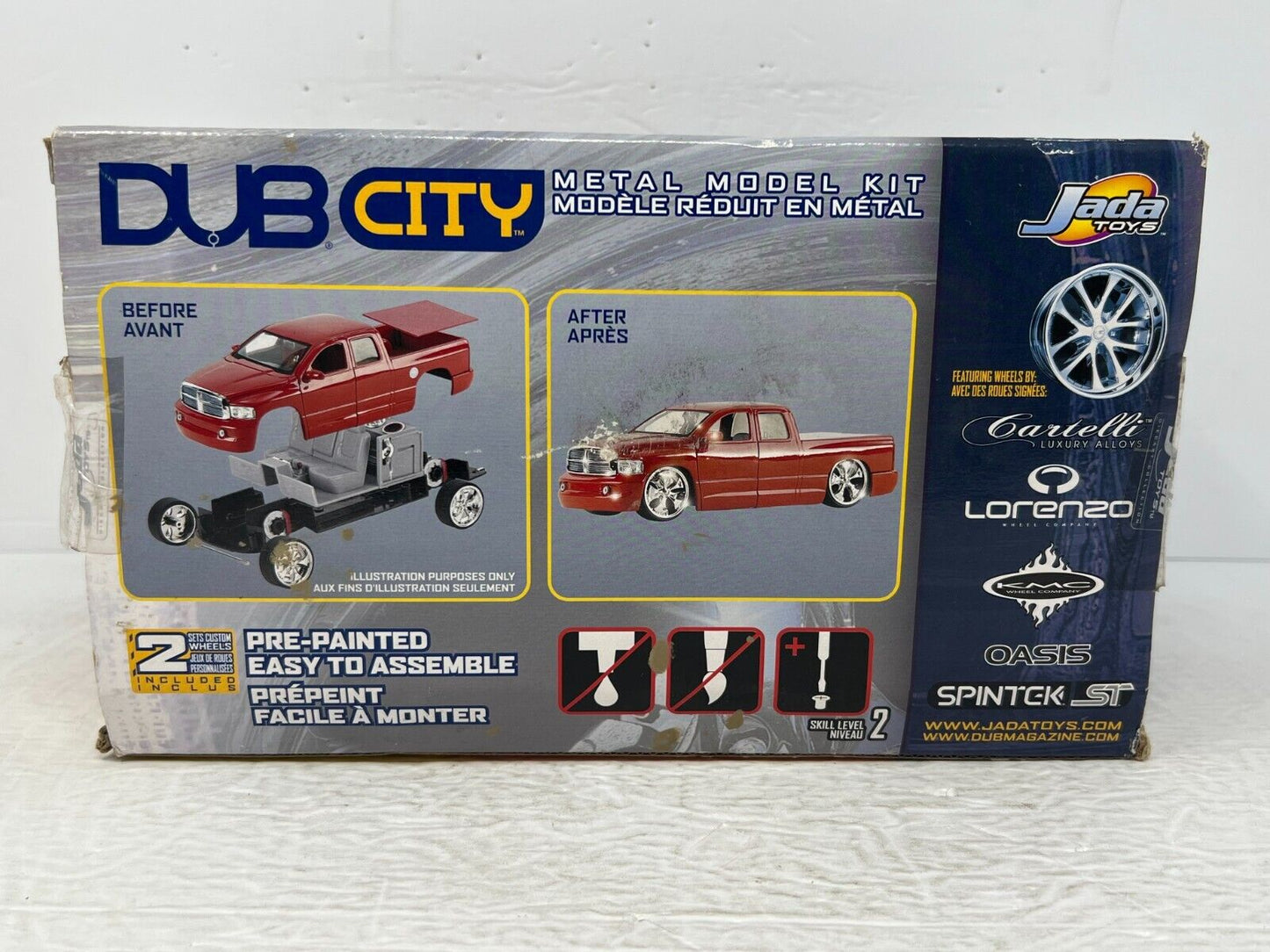 Jada Dub City 2003 Dodge Ram 1:24 Diecast Metal Model Kit