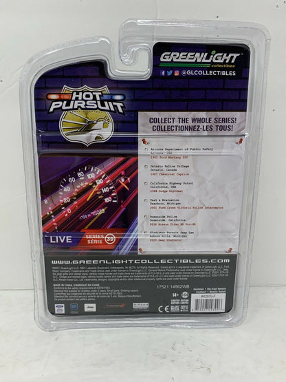 Greenlight Hot Pursuit Series 39 2020 Jeep Gladiator Law 1:64 Diecast