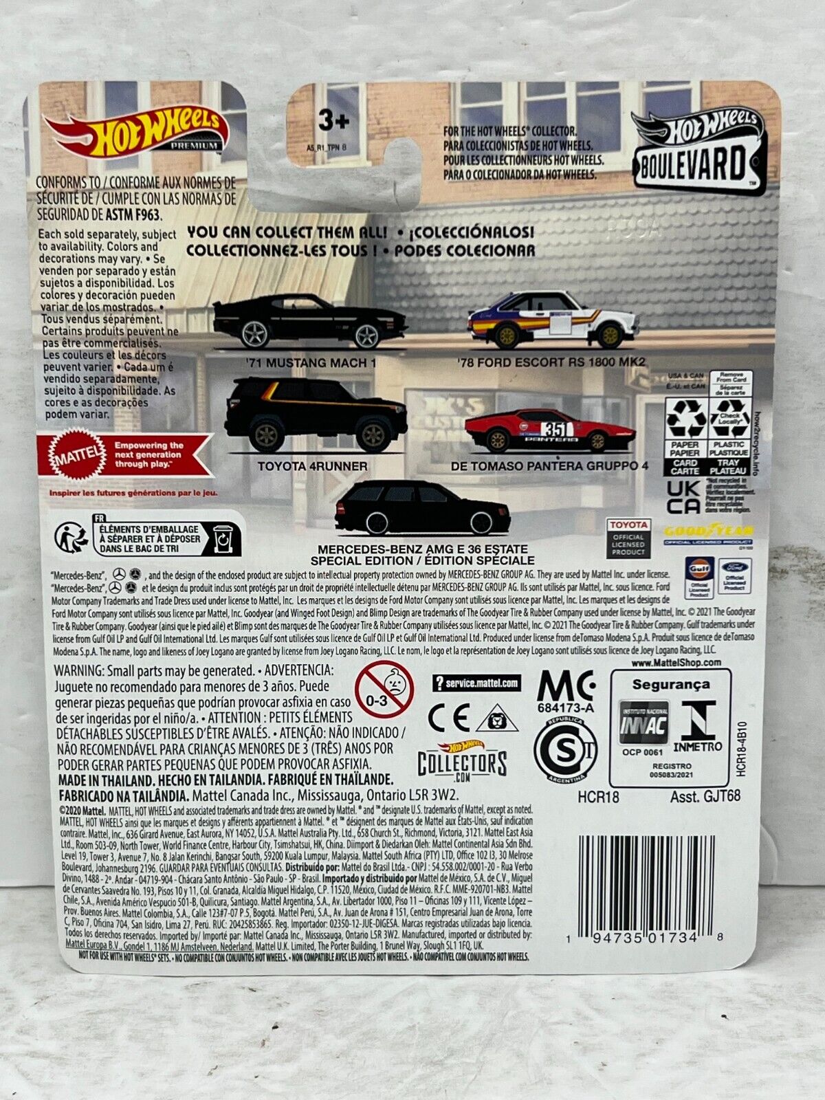 Hot Wheels Premium Boulevard Toyota 4 Runner 1:64 Diecast