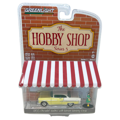 Greenlight The Hobby Shop Series 3 1955 Chevrolet Bel Air 1:64 Diecast