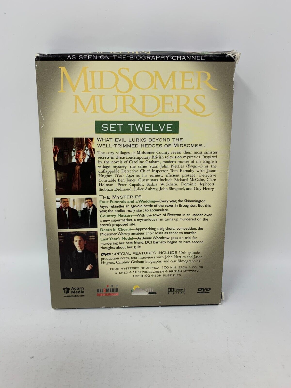 Midsomer Murders - Set 12 (DVD, 2009) TV Series Boxset Good Condition!!!