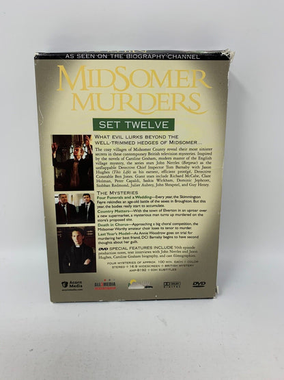 Midsomer Murders - Set 12 (DVD, 2009) TV Series Boxset Good Condition!!!