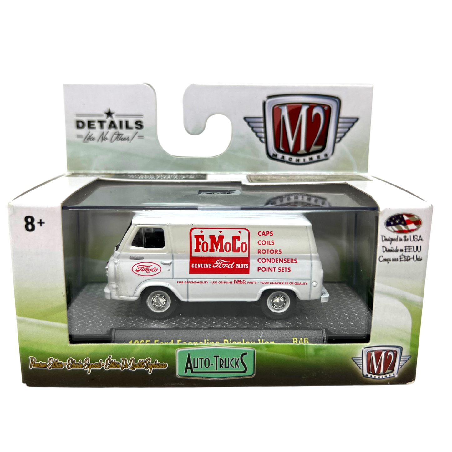 M2 Machines Auto-Trucks 1965 Ford Econoline Display Van R46 1:64 Diecast