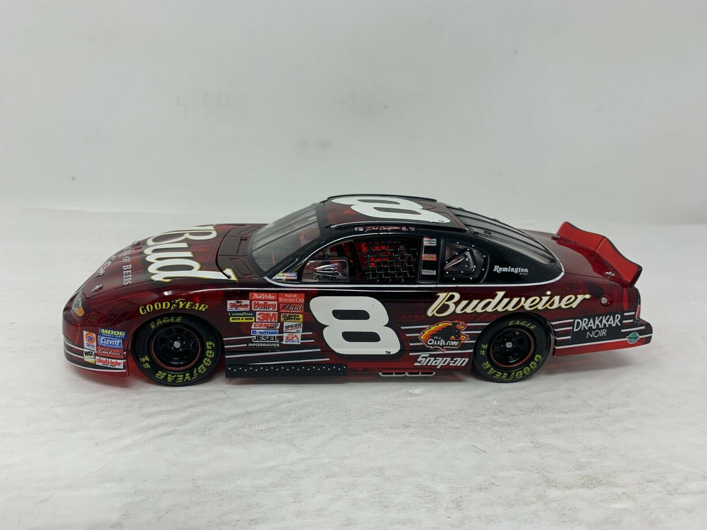 Action Nascar #8 Dale Earnhardt Jr. Budweiser Clear 2002 Chevy 1:24 Diecast