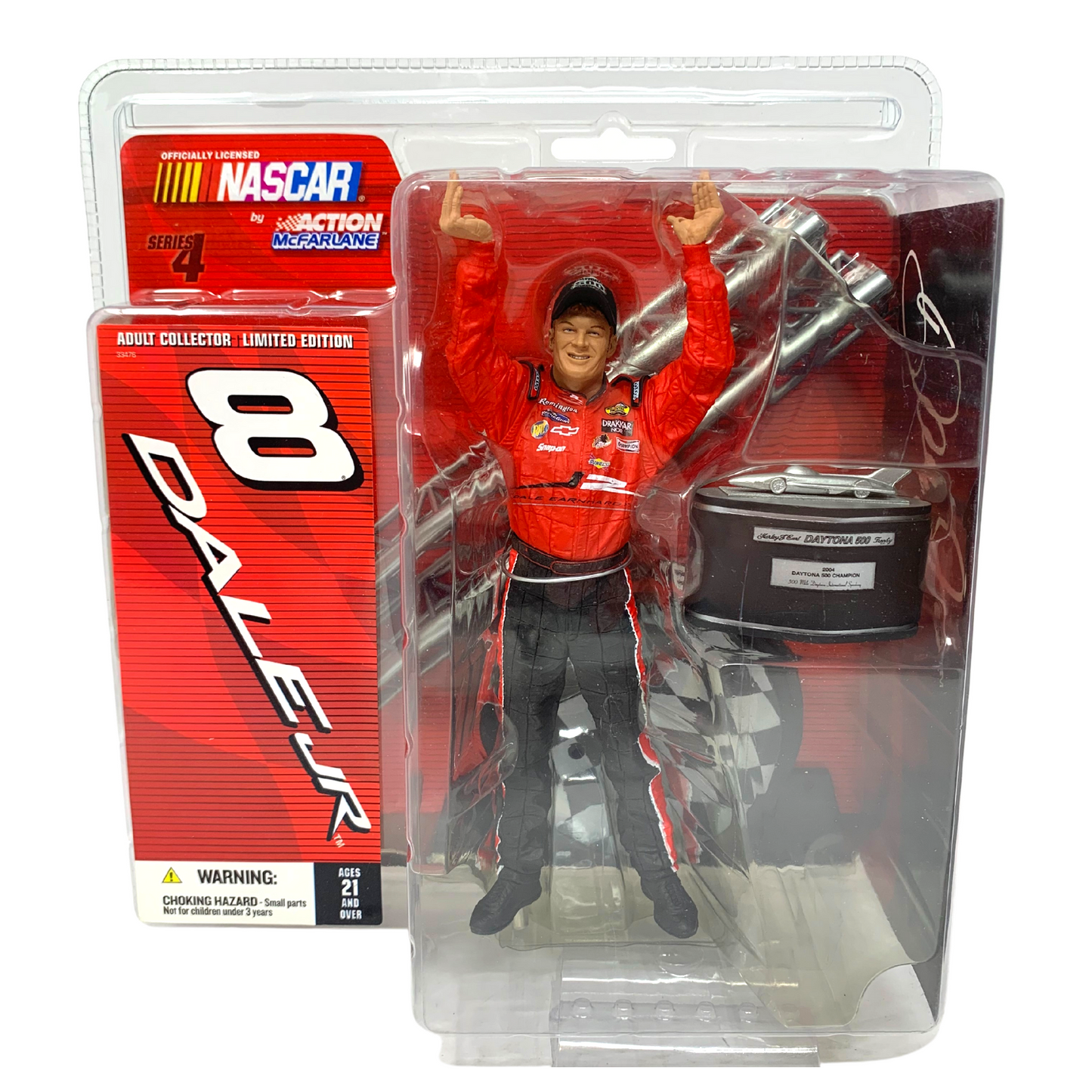 Action Nascar #8 Budweiser Dale Earnhardt Jr Daytona Win 1:24 Diecast & Figure