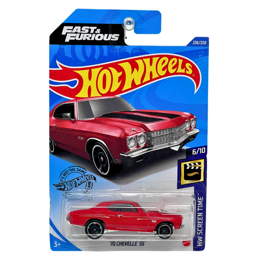 Hot Wheels HW Screen Time Fast and Furious '70 Chevelle SS 1:64 Diecast