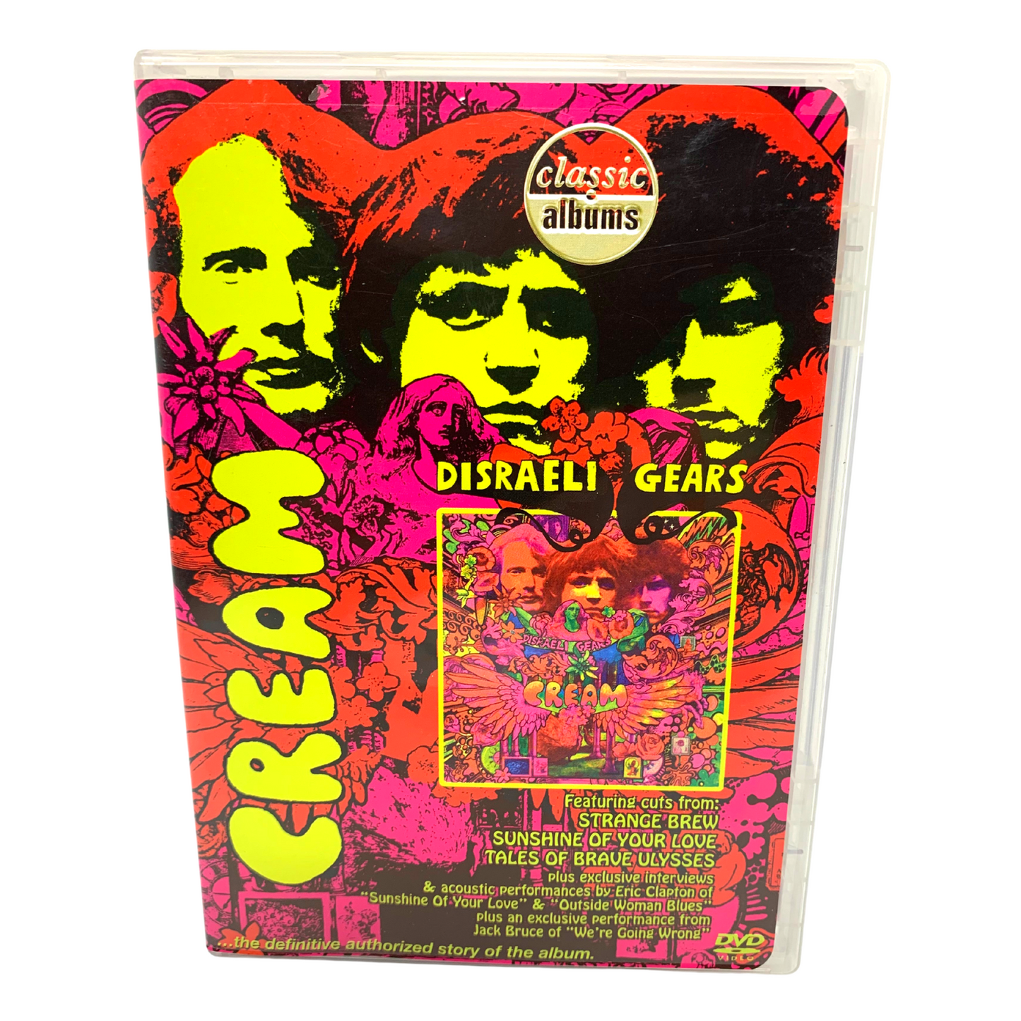 Cream Classic Album Disraeli Gears (DVD, 2006) Documentary Good Condition!!!