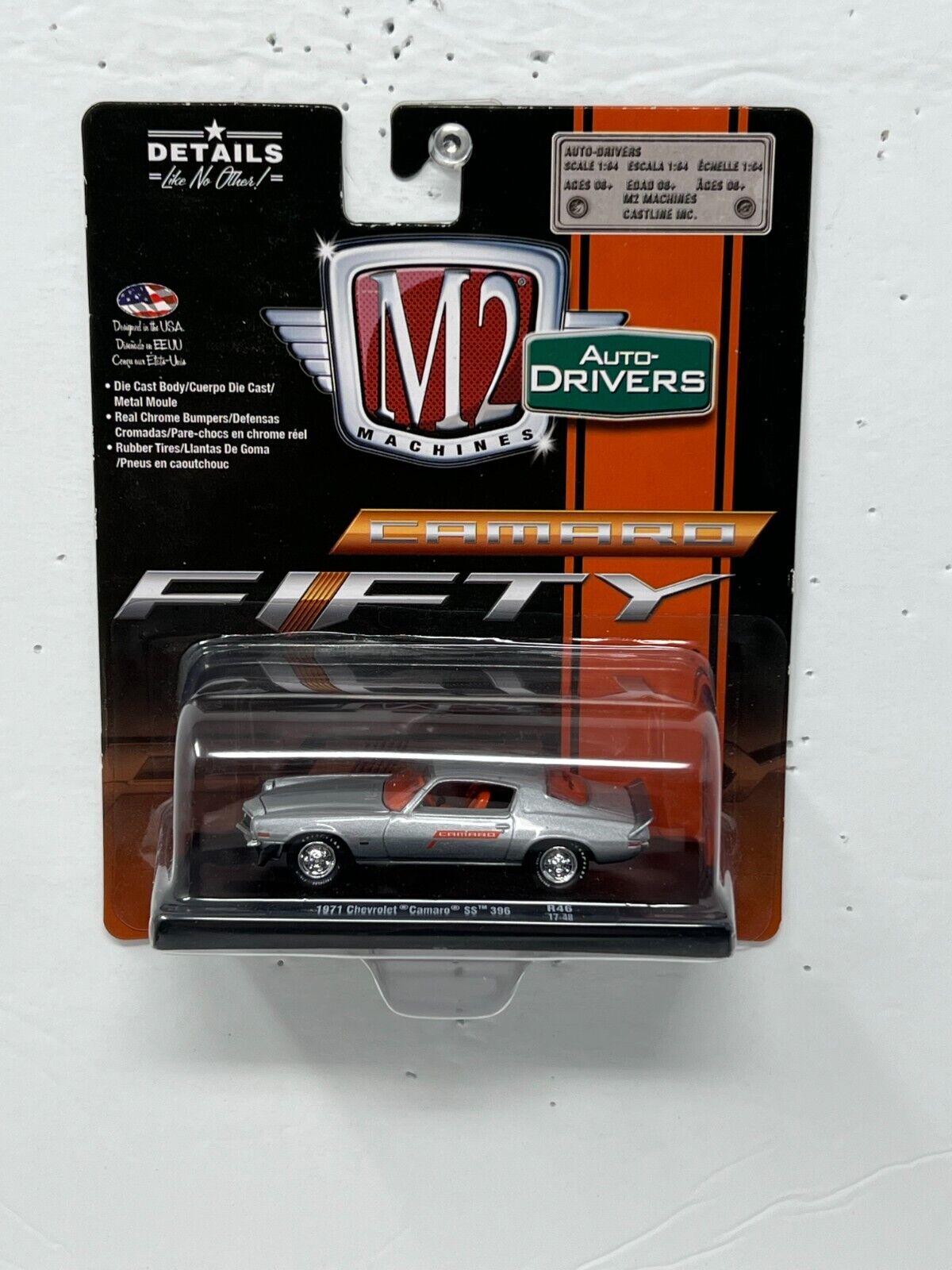 M2 Machines Camaro Fifty 1971 Chevrolet Camaro SS 396 1:64 Diecast