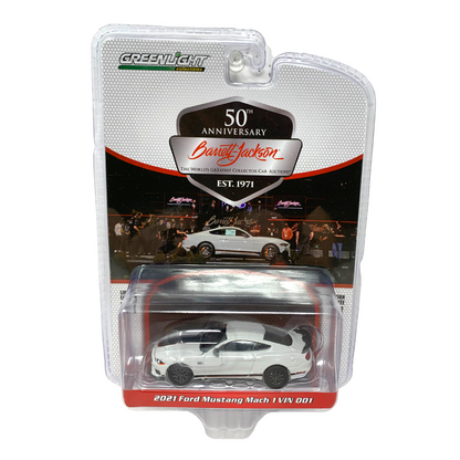 Greenlight Barrett-Jackson 50th Anniversary 2021 Ford Mustang Mach 1:64 Diecast