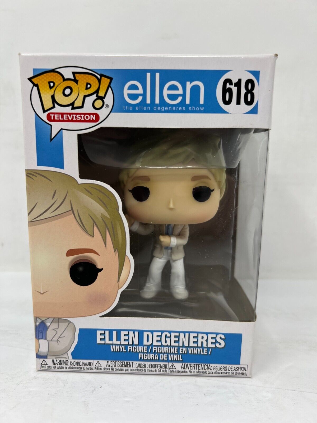 Funko Pop! Television Ellen #618 Ellen Degeneres Vinyl Figure Vaulted