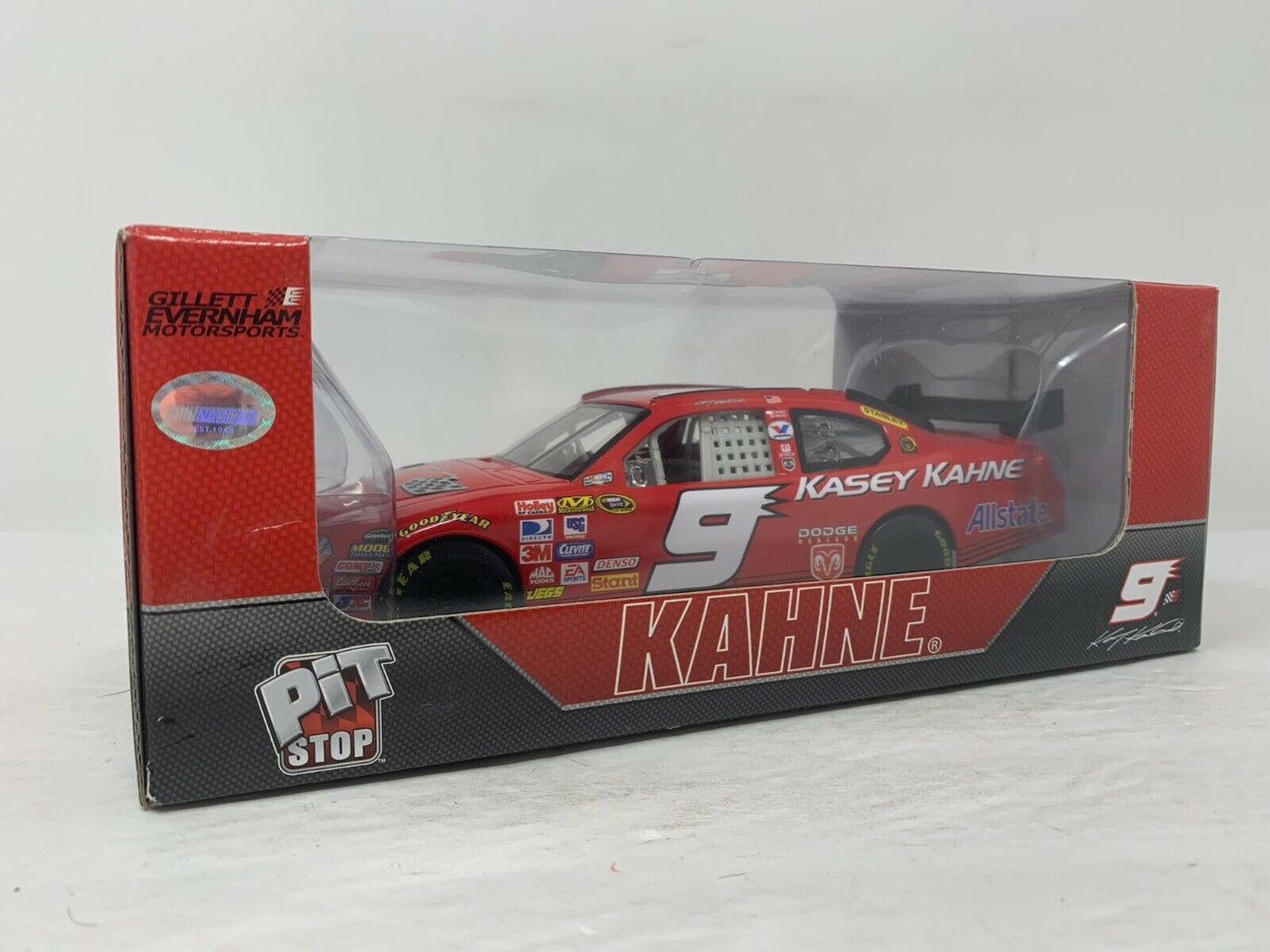 Motorsports Authentics Pit Stop #9 Kasey Kahne Gillett Evernham 1:24 Diecast