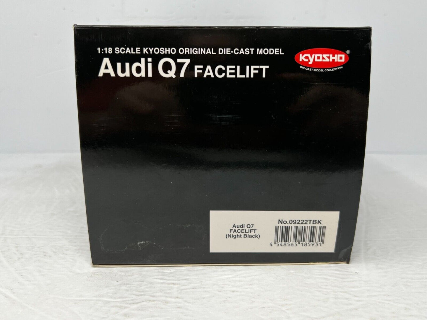 Kyosho Audi Q7 Facelift Night Black 1:18 Diecast