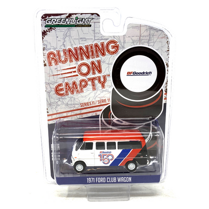 Greenlight Running on Empty Series 11 1971 Ford Club Wagon 1:64 Diecast