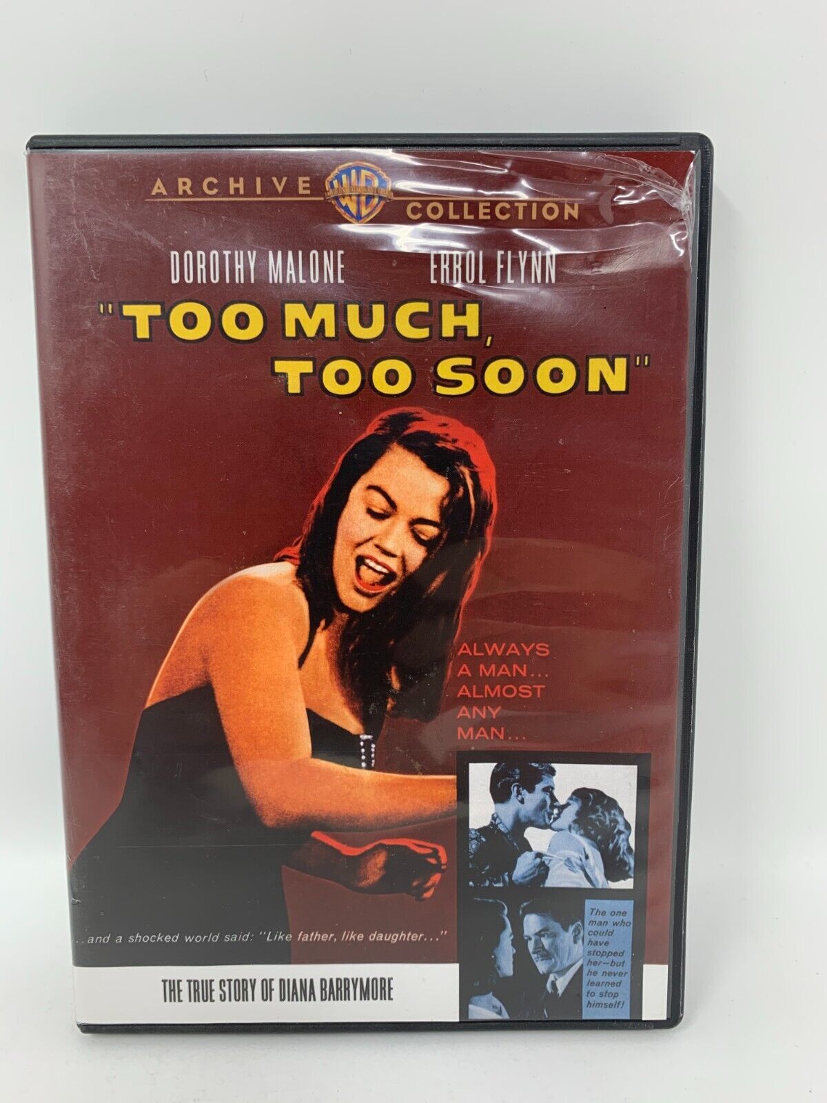 Too Much, Too Soon (DVD, 2010) Dorothy Malone Drama Movie Good Condition!!!