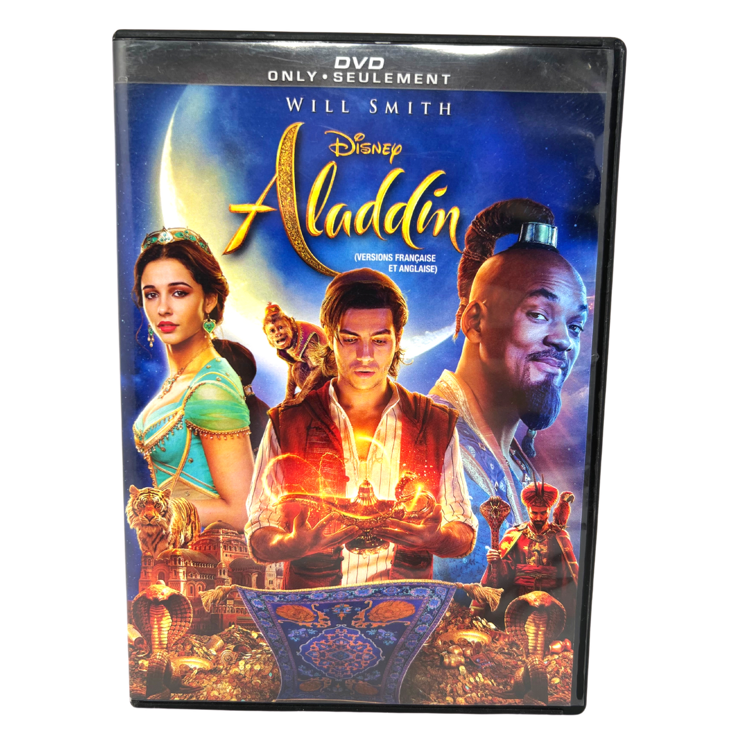 Disney Aladdin (DVD, 2019) Live Action Will Smith Good Condition!!!