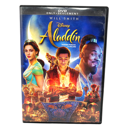 Disney Aladdin (DVD, 2019) Live Action Will Smith Good Condition!!!