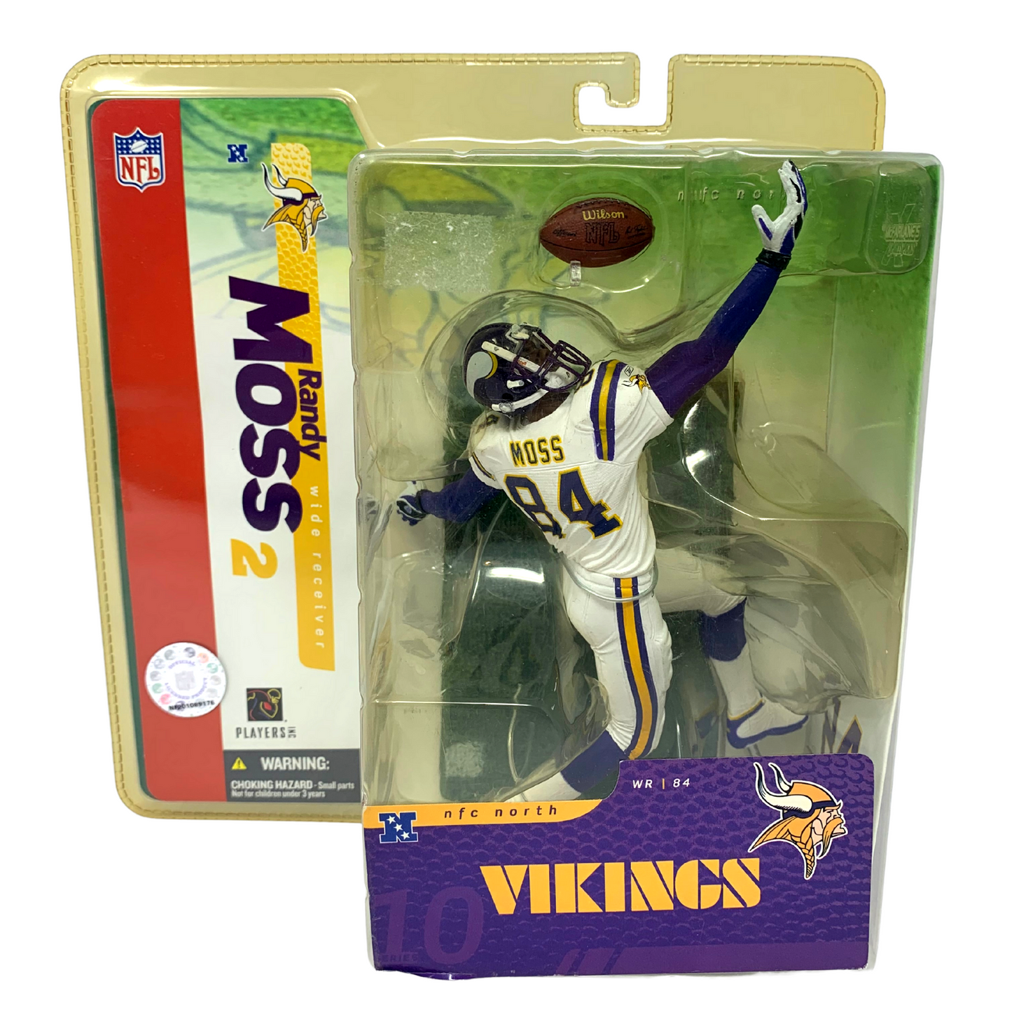 McFarlane  Randy Moss Minnesota Vikings Chase White Jersey NFL Series 2Figurine