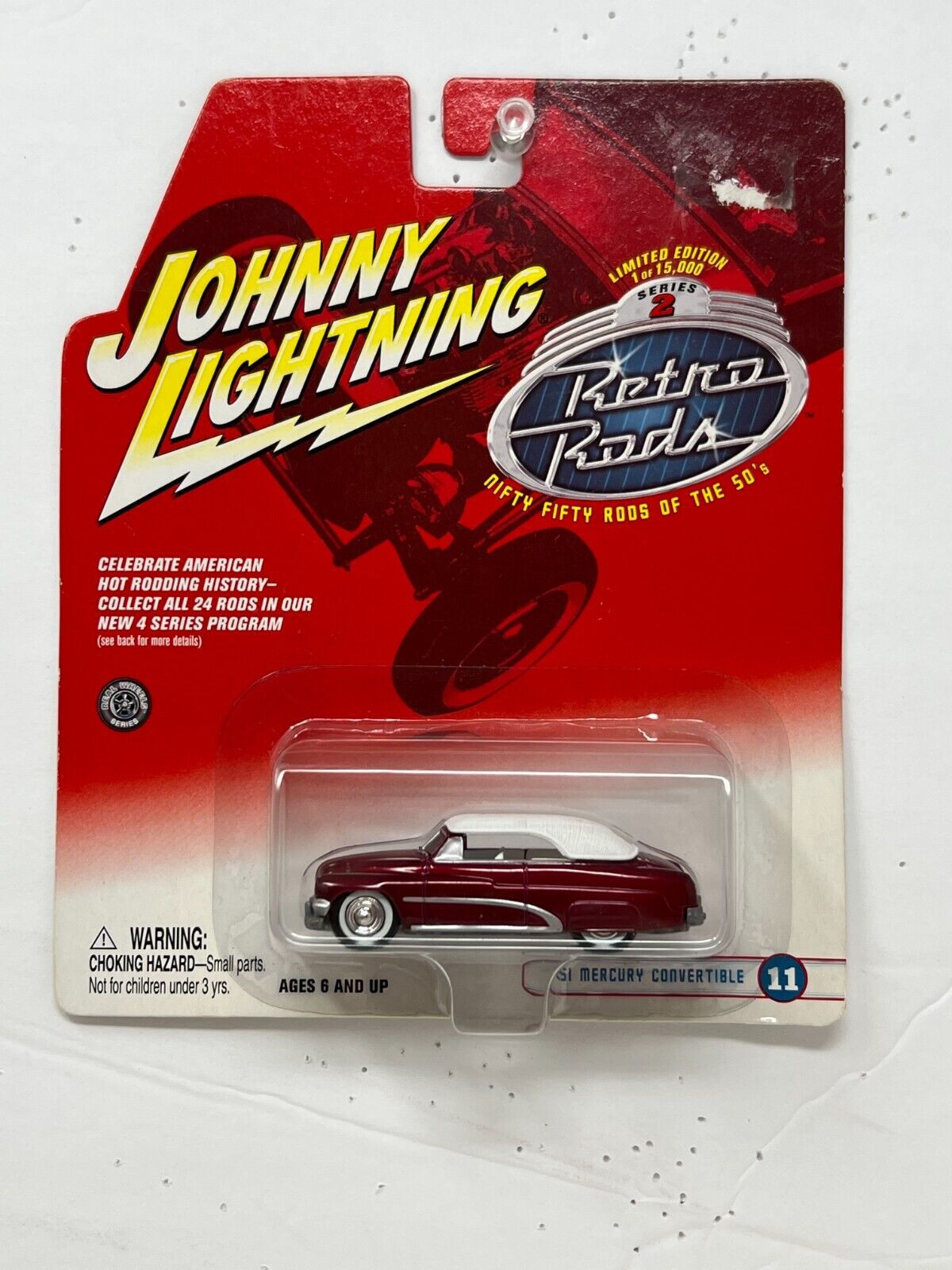 Johnny Lightning Retro Rods Series 2 '51 Mercury Convertible 1:64 Diecast