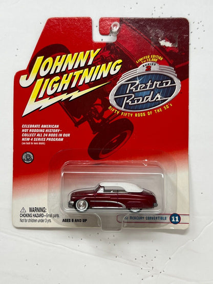 Johnny Lightning Retro Rods Series 2 '51 Mercury Convertible 1:64 Diecast