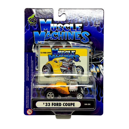 Muscle Machines '33 Ford Coupe 1:64 Diecast