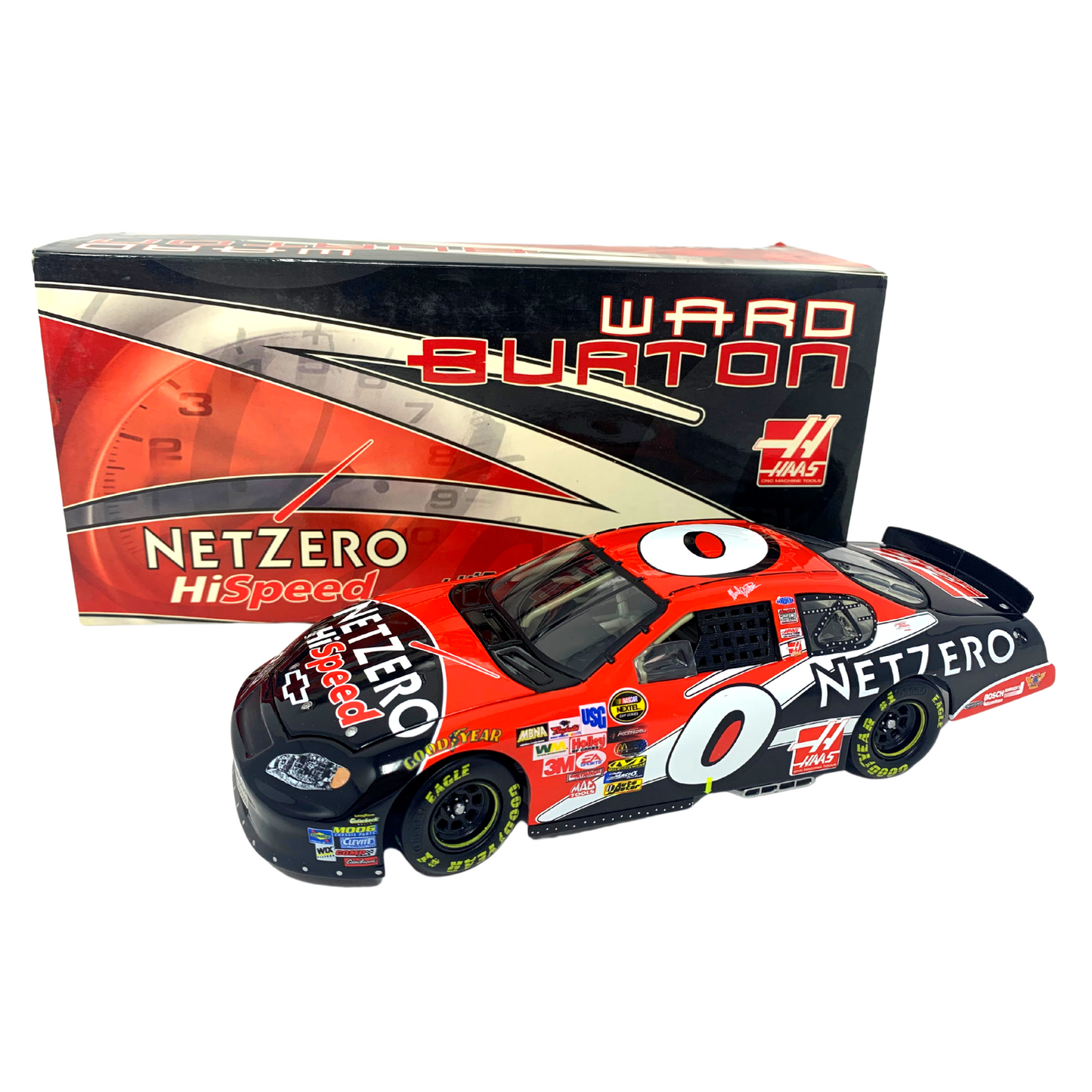 Action Nascar #0 Ward Burton NetZero HiSpeed 2004 Chevy Monte Carlo 1:24 Diecast