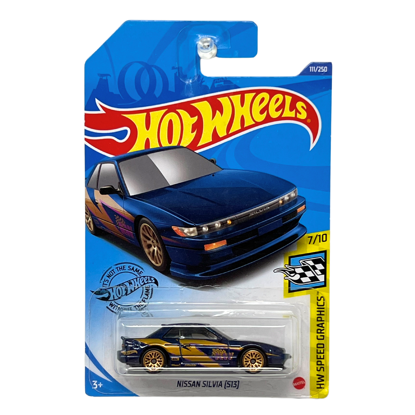 Hot Wheels HW Speed Graphics Nissan Silvia (S13) JDM 1:64 Diecast Blue