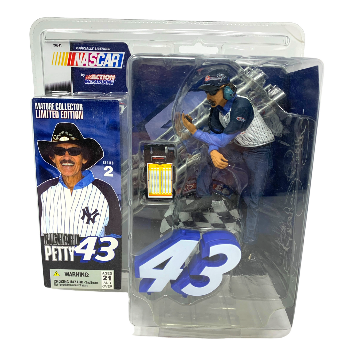 McFarlane Action Nascar Richard Petty # 43 Series 2  Limited Edition Figurine