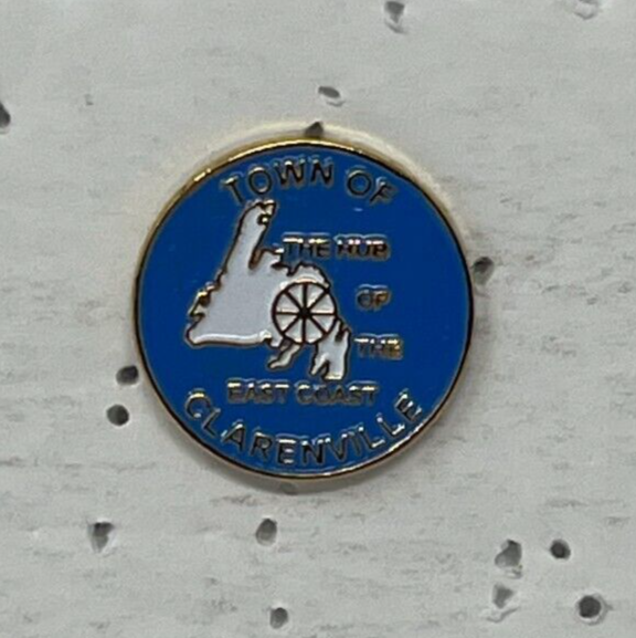 Town of Clarenville Newfoundland Souvenir Cities & States Lapel Pin SP2