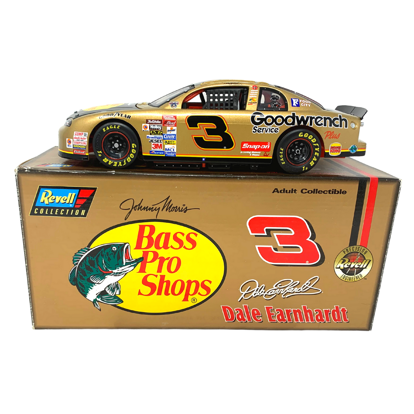 Revell Nascar #3 Bass Pro Shops Dale Earnhardt Sr. 1998 Monte Carlo 1:18 Diecast