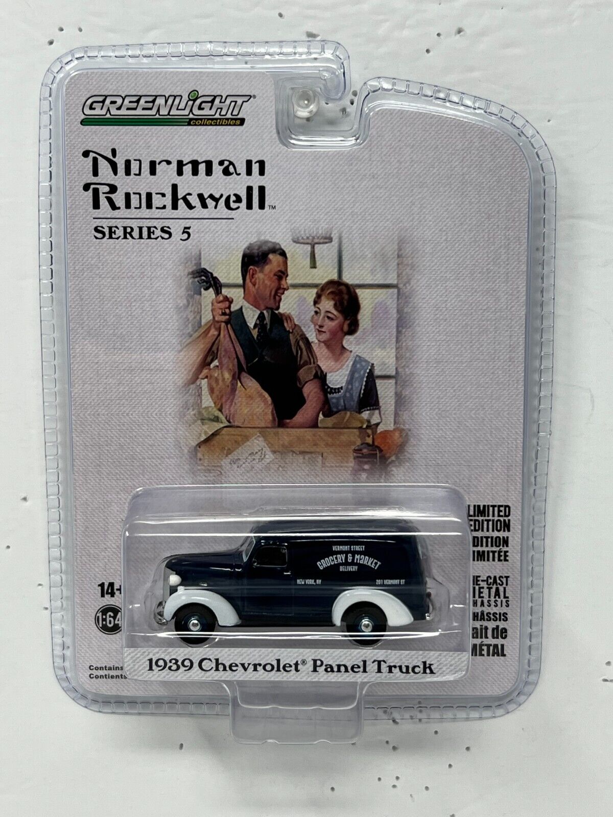 Greenlight Norman Rockwell 1939 Chevrolet Panel Truck 1:64 Diecast