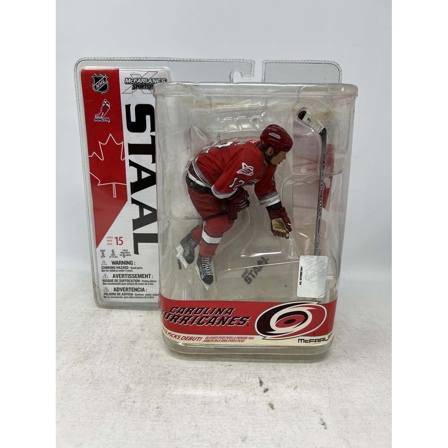 McFarlane NHL Eric Staal Carolina Hurricanes Red Jersey Series 15 Figure