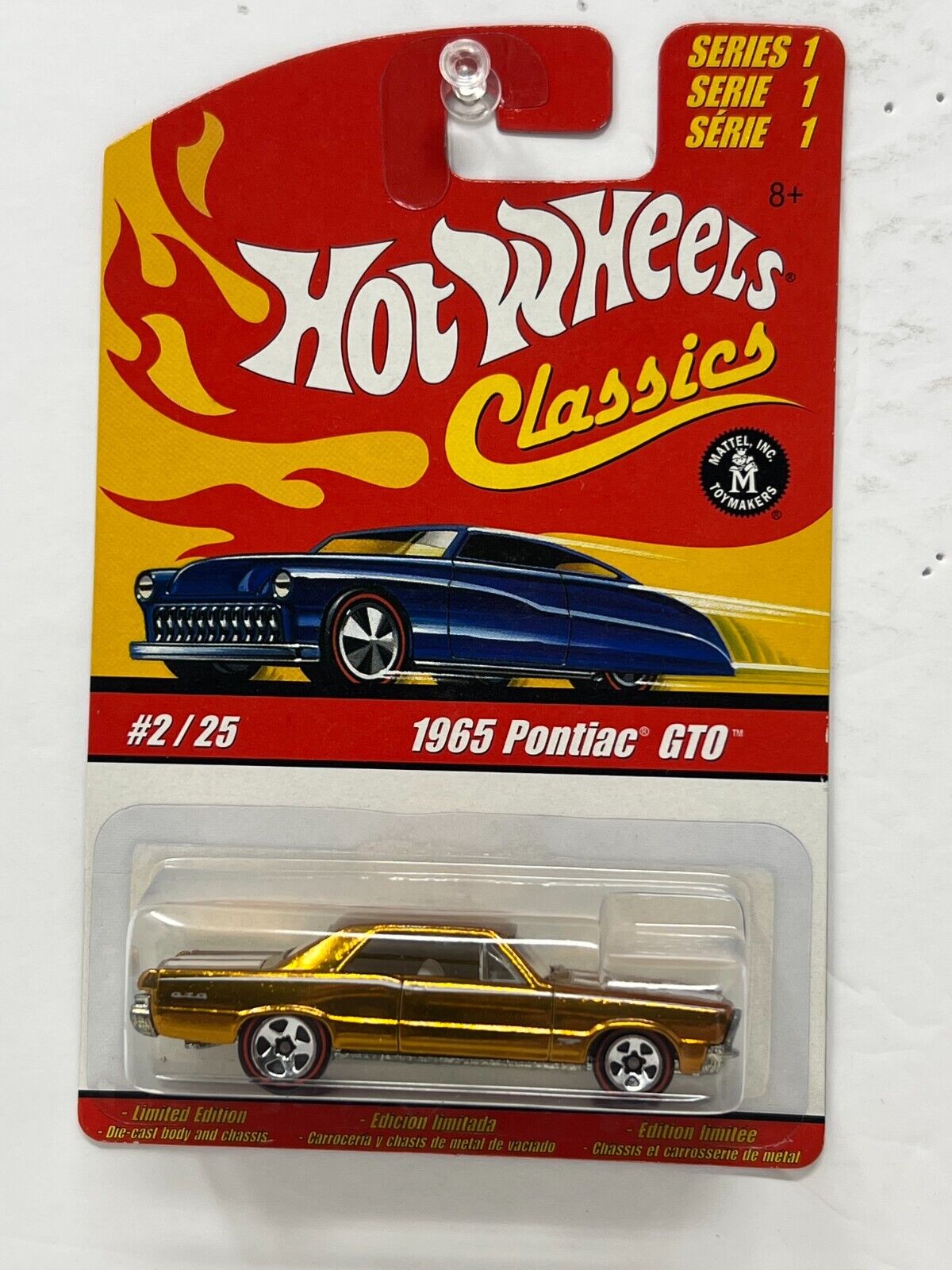 Hot Wheels Classics Series 1 1965 Pontiac GTO 1:64 Diecast