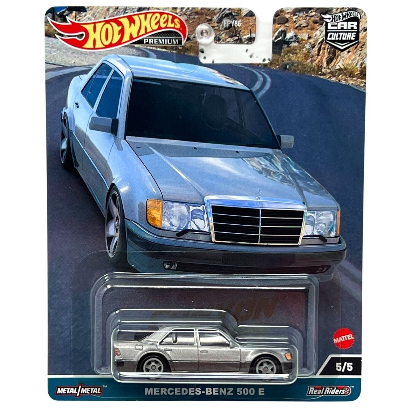 Hot Wheels Premium Canyon Warriors Mercedes-Benz 500 E 1:64 Diecast