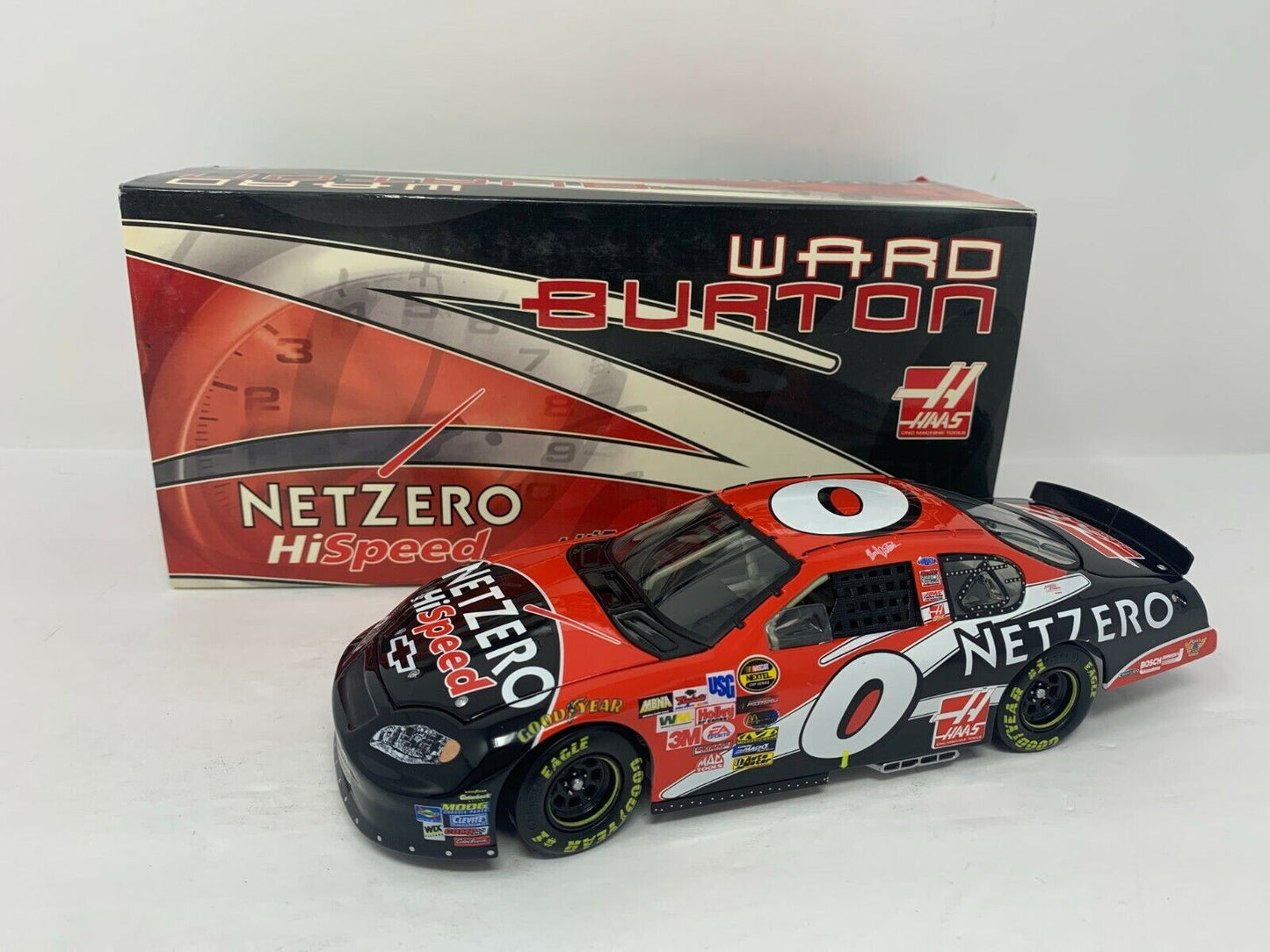 Action Nascar #0 Ward Burton NetZero HiSpeed 2004 Chevy Monte Carlo 1:24 Diecast