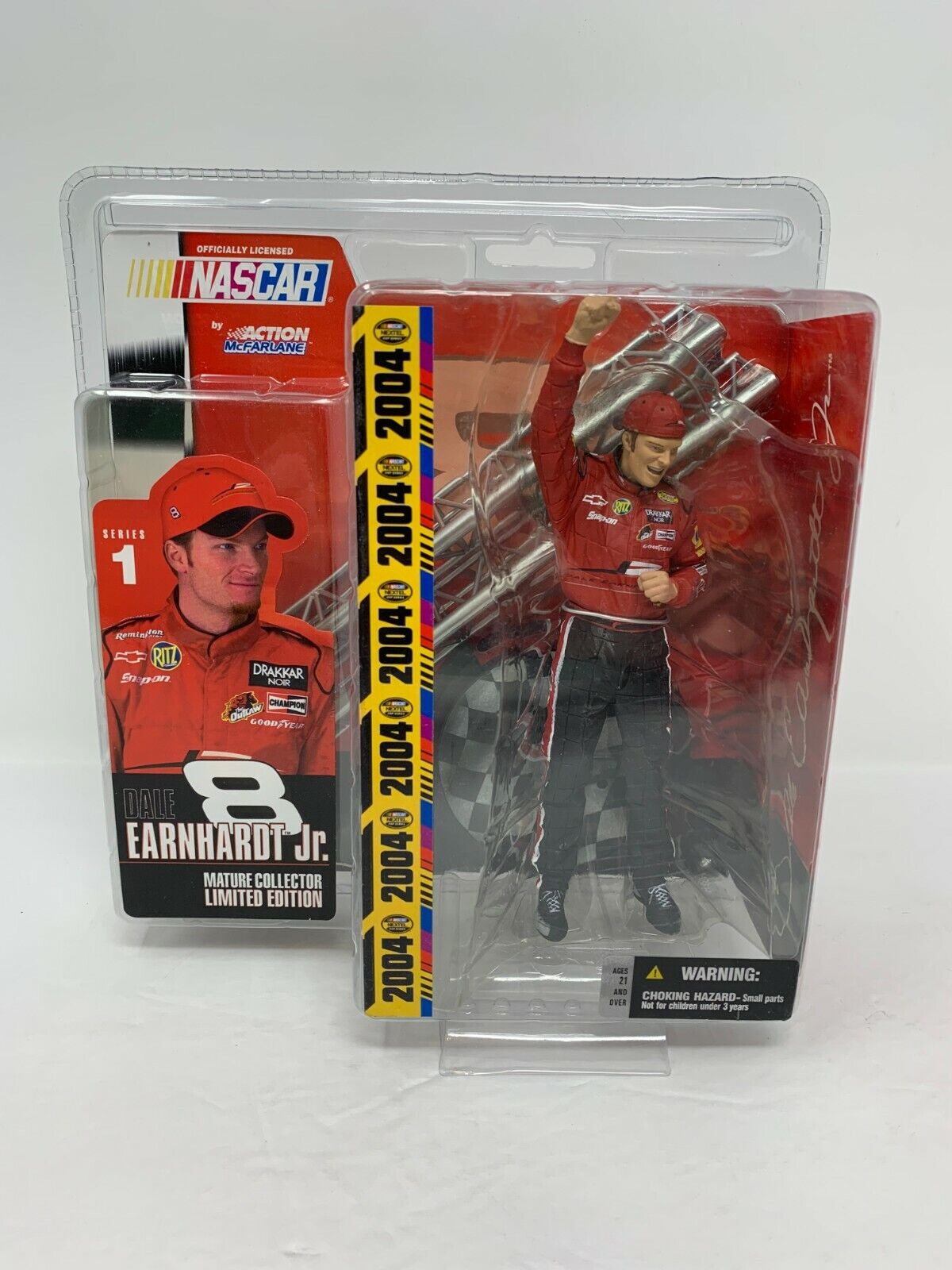 McFarlane Action Nascar #8 Dale Earnhardt Jr. Series 1 Nextel Cup Figurine