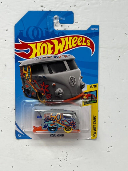 Hot Wheels Hw Art Cars Kool Kombi Van 1:64 Diecast Version 2
