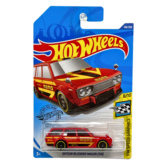 Hot Wheels HW Speed Graphics Datsun Bluebird Wagon (510) JDM 1:64 Diecast