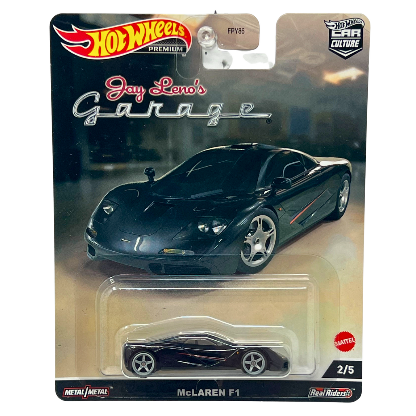 Hot Wheels Premium Jay Leno's Garage McLaren F1 1:64 Diecast