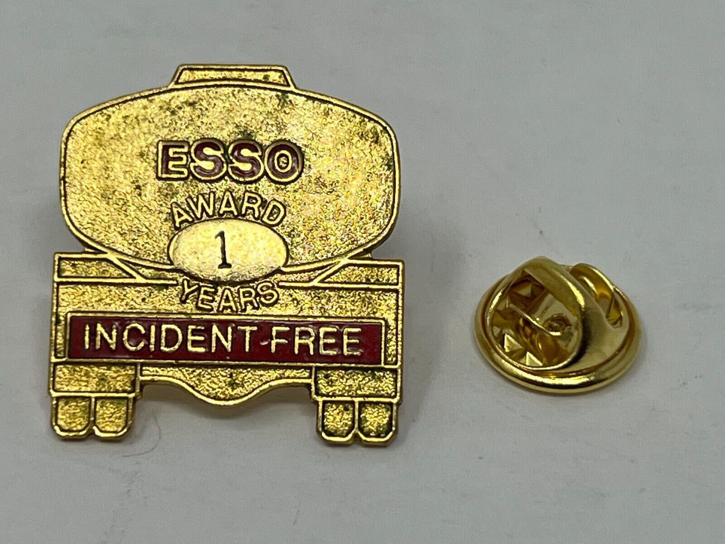 Esso Incident Free Award 1 Year Gas & Oil Lapel Pin