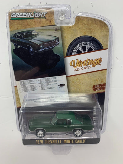 Greenlight Vintage Ad Cars Series 2 1970 Chevrolet Monte Carlo 1:64 Diecast