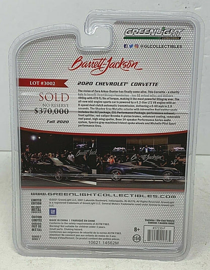 Greenlight Barrett-Jackson 2020 Chevrolet Corvette Stingray 1:64 Diecast