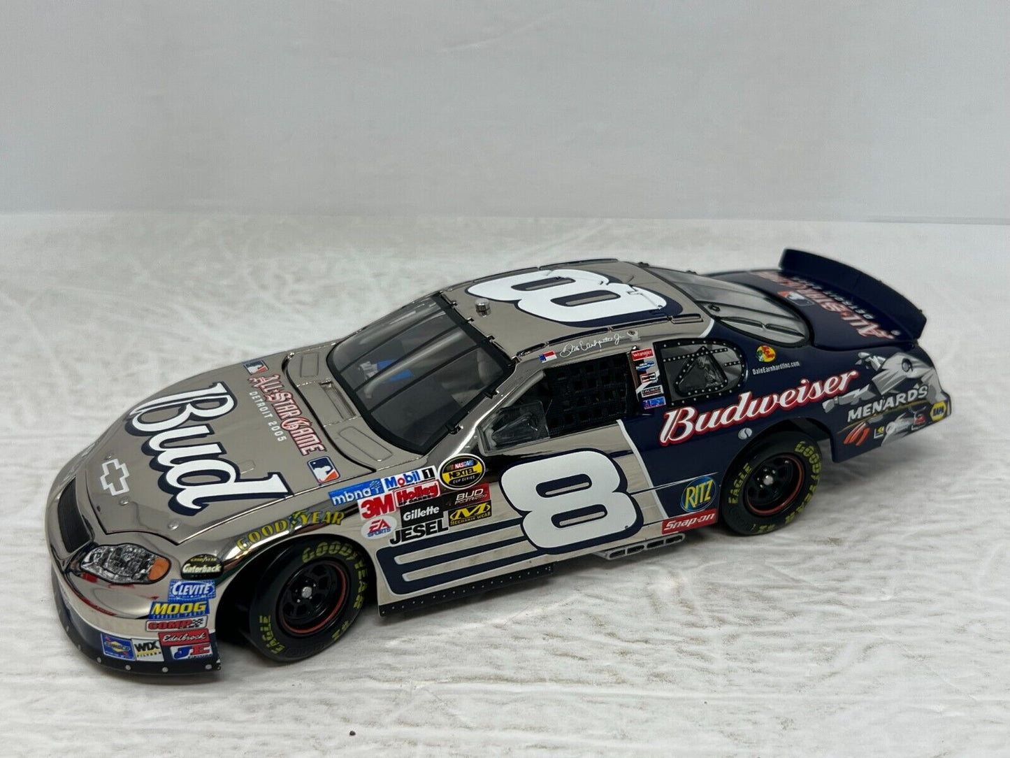 Action Nascar #8 Dale Earnhardt Jr Bud MLB GM Dealers Chrome 2005 1:24 Diecast